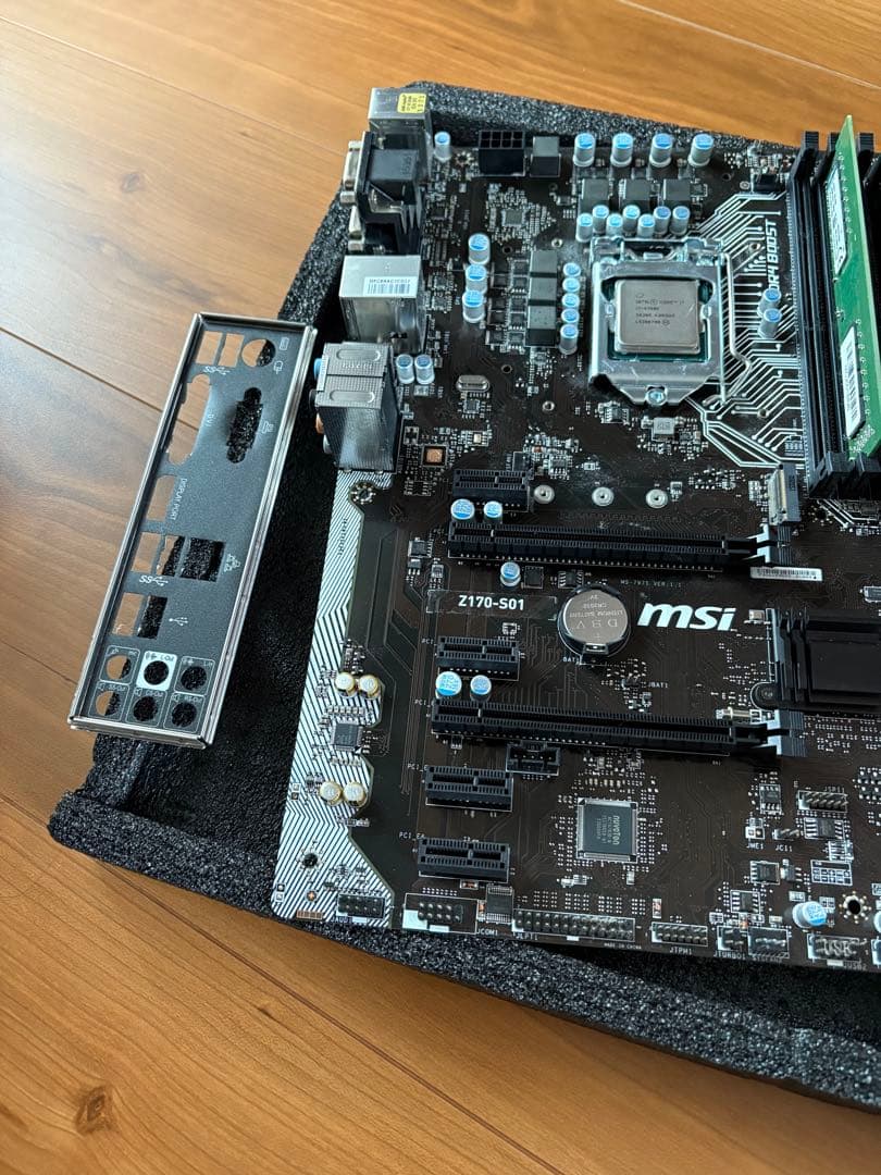 I7-6700k MSI Z170-S01 マザーボード DDR4メモリ16G