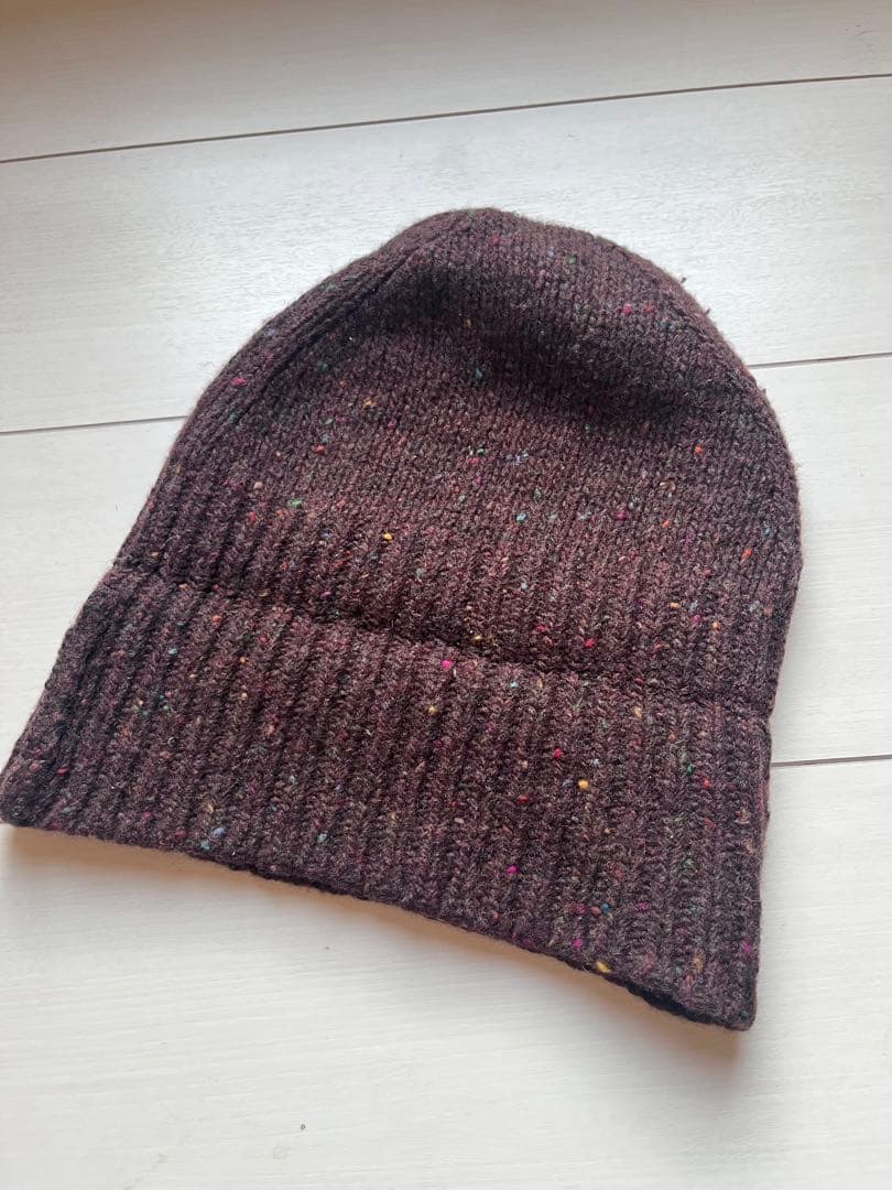 マルジェラ　ニットキャップ/ニット帽　ダークブラウン