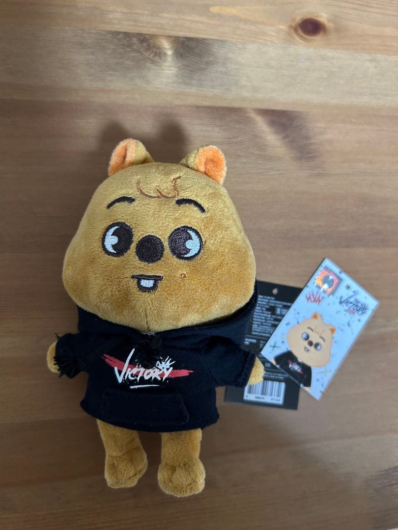 公式 straykids ハンクオッカ 10cm ぬいぐるみ マイクロキーリング