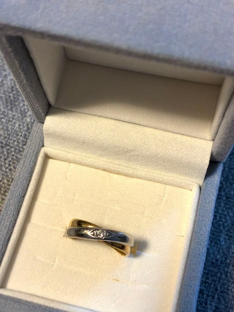 K18 プラチナ ダイヤモンドリング 7号