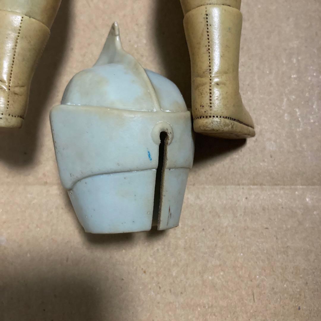 当時物 ミラーマン 面取れ ソフビ 人形 ブルマァク 円谷プロ