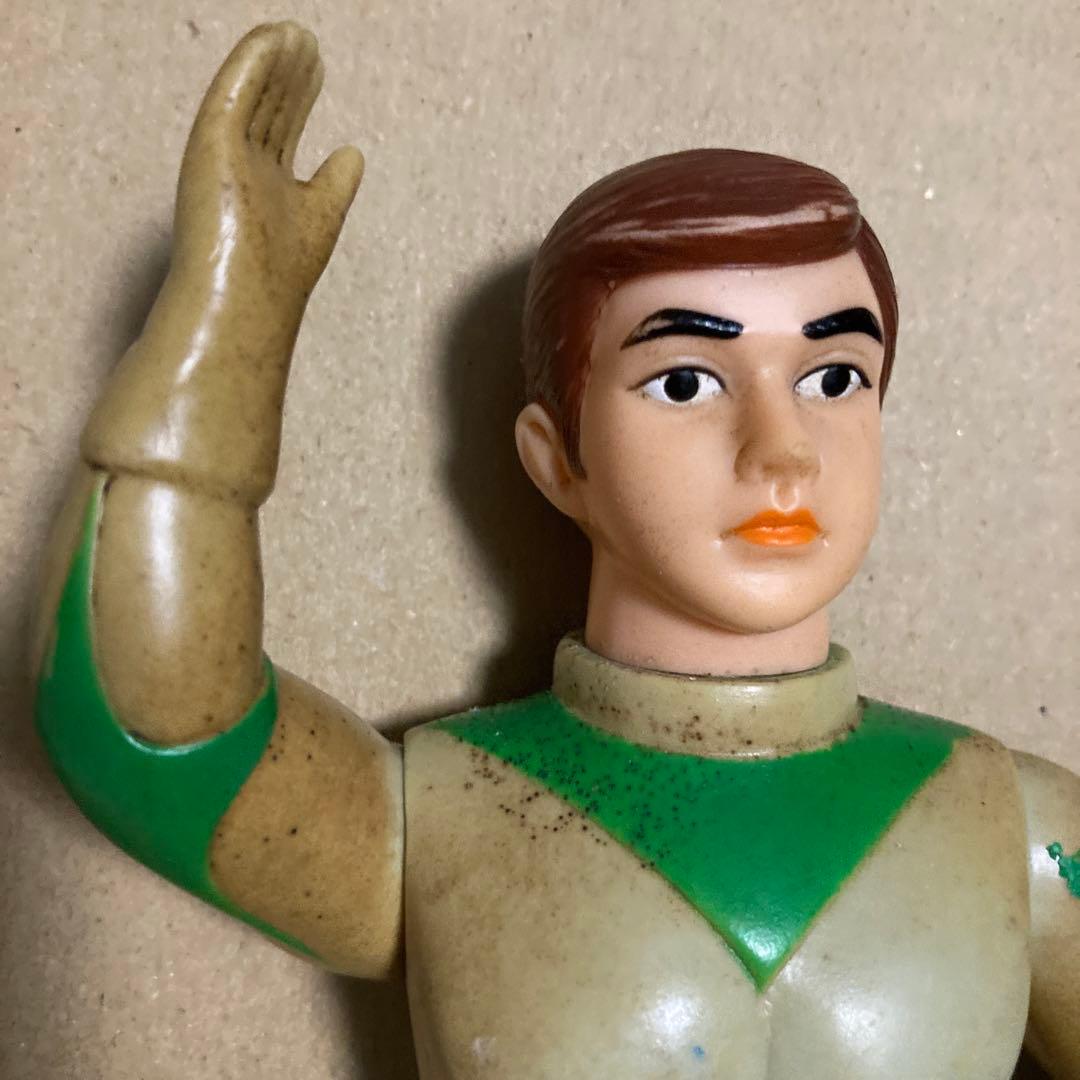 当時物 ミラーマン 面取れ ソフビ 人形 ブルマァク 円谷プロ