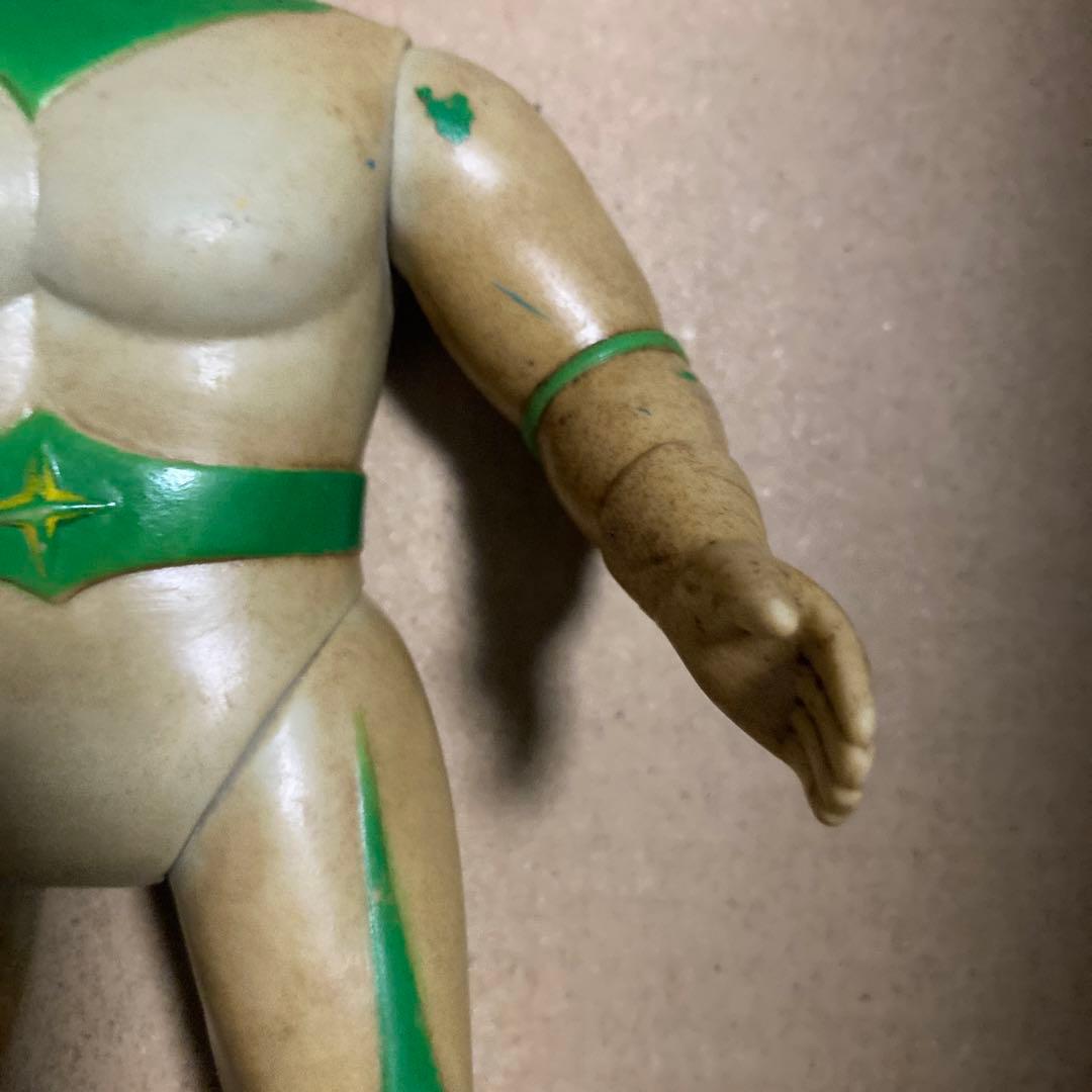 当時物 ミラーマン 面取れ ソフビ 人形 ブルマァク 円谷プロ