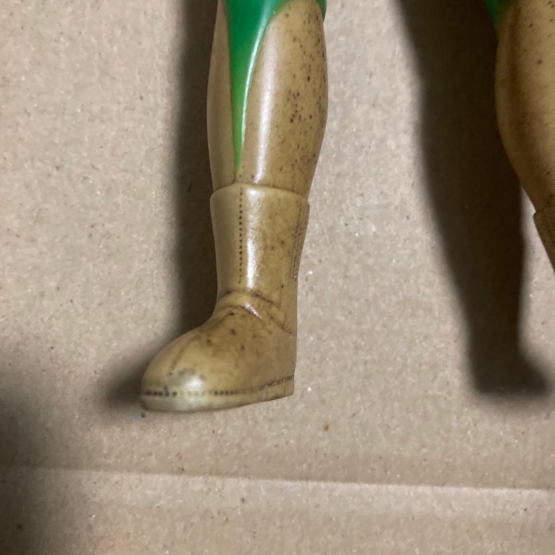 当時物 ミラーマン 面取れ ソフビ 人形 ブルマァク 円谷プロ