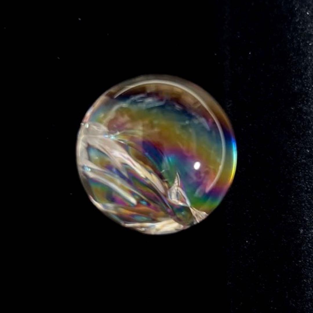 アイリスクォーツ　レインボー水晶　スフィア　丸玉