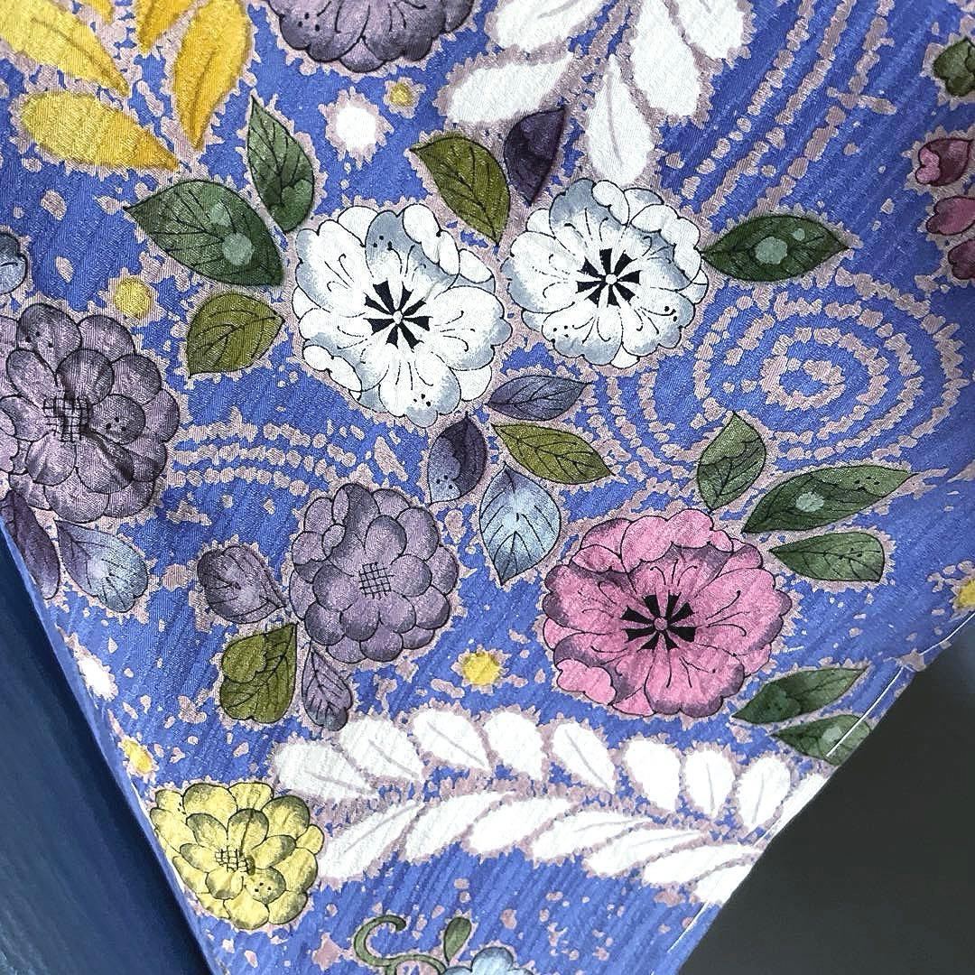 振袖フルセット　高身長　新品友禅　辻ヶ花　成人式振袖　振袖　裄丈69 しつけ糸付