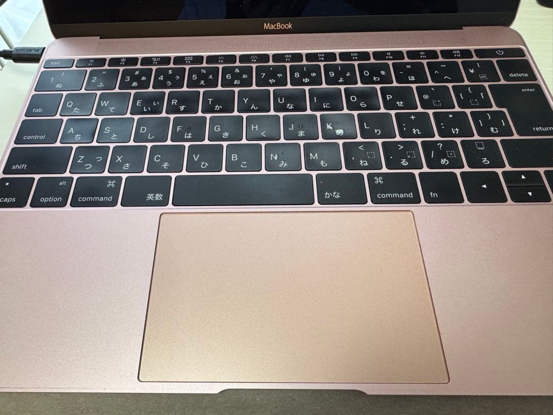 【美品】Apple MacBook 12インチ ローズゴールド（ピンク）