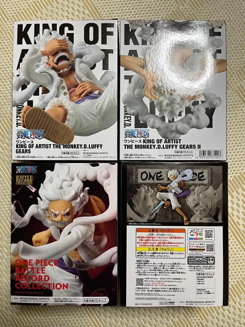 ワンピース　フィギュア　4点 セット　モンキー・D・ルフィ　ギア5 （ニカ）