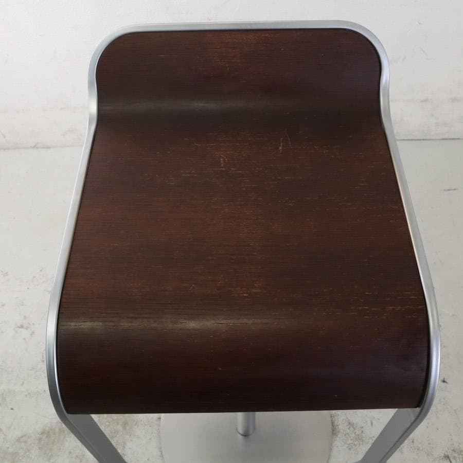 2脚まとめ買い1 イタリア製 ラパルマ レム ハイスツール 板座 オーク突板