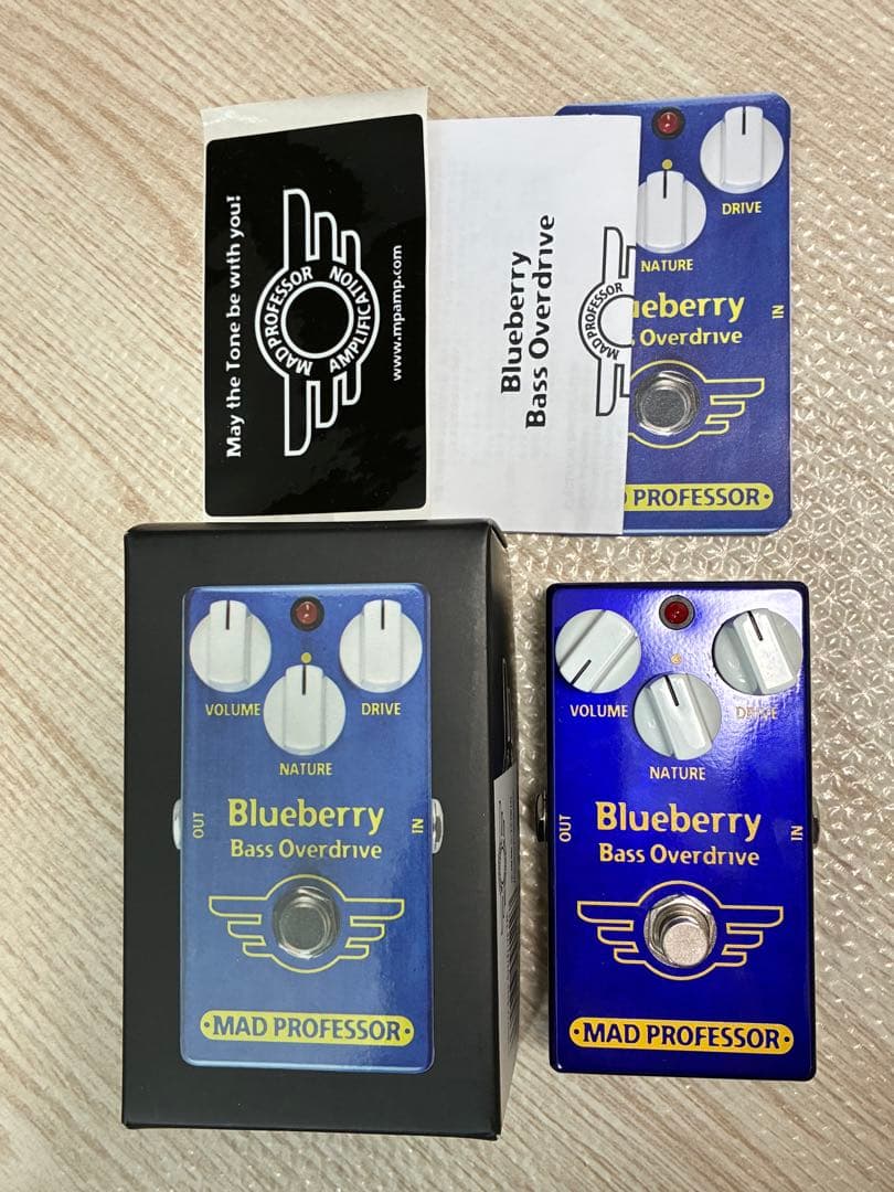 ベース MAD PROFESSOR Blueberry Bass Overdrive