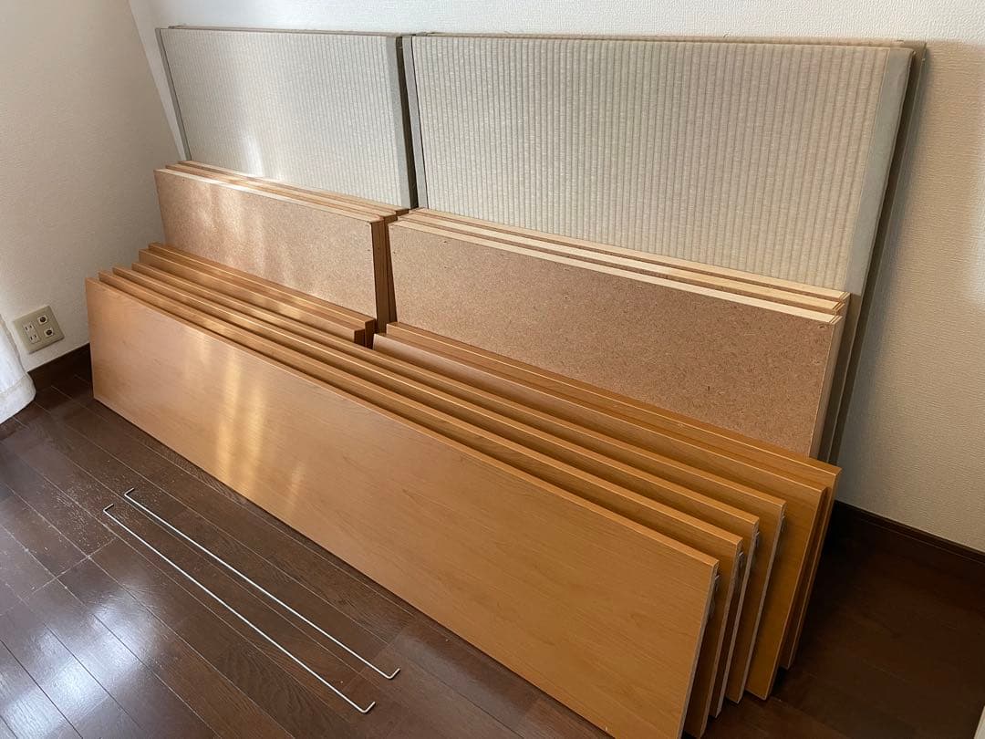 【ちるちる☆彡サブ様 】【3/17まで出品、地区限定】畳ベッド シングル2セット