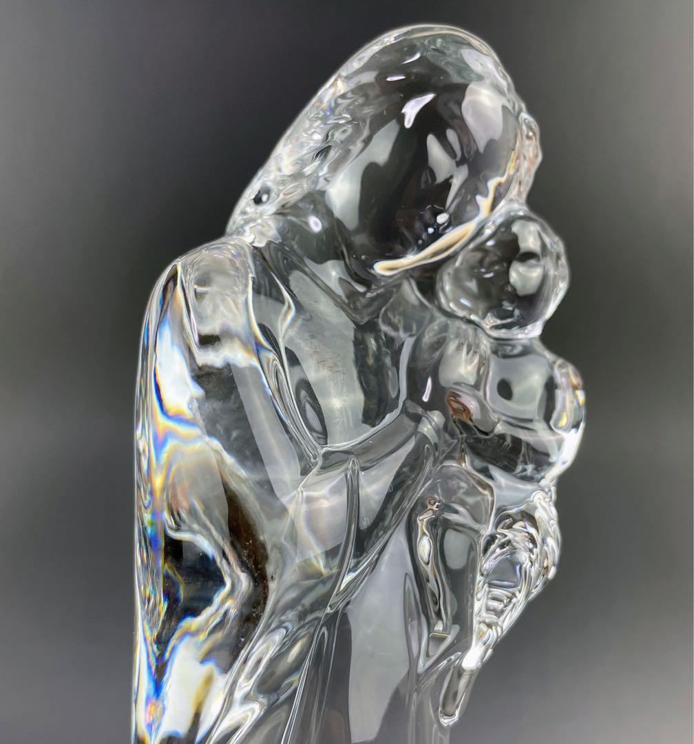 バカラ 聖母 マリア像 マリヤ像 フィギュリン ぺーパーウェイト 置物