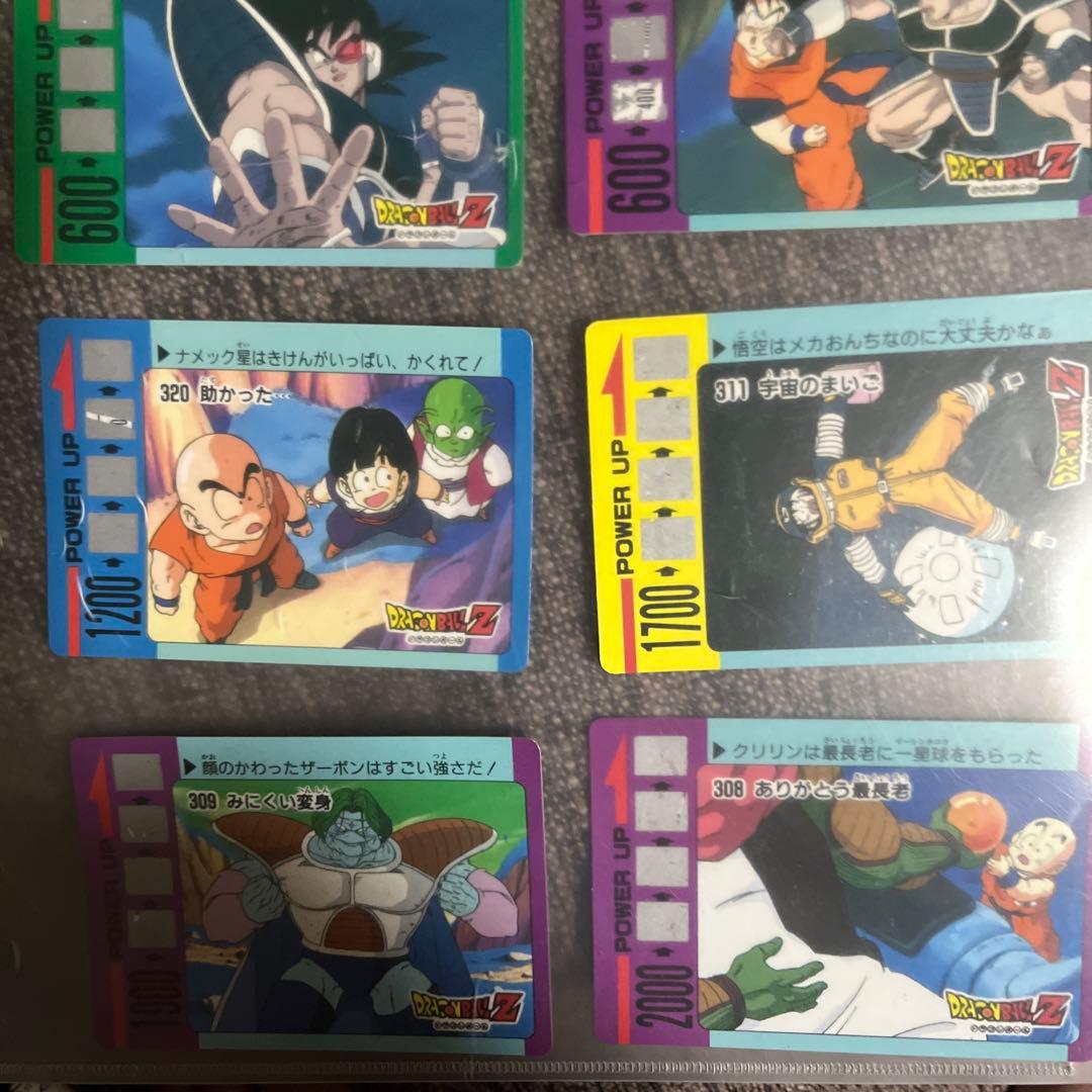ドラゴンボール　カードダス アマダ 準未削り品　6枚