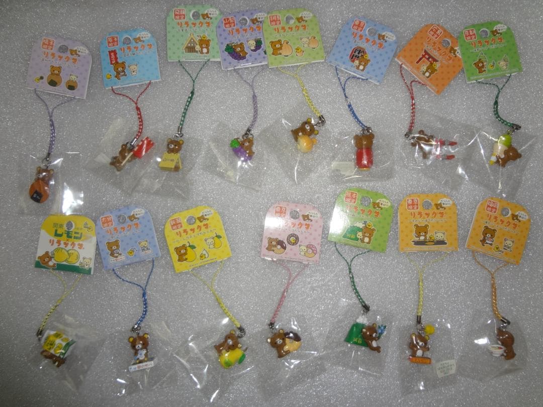 根付け リラックマ　ご当地 だららん夢紀行 114個