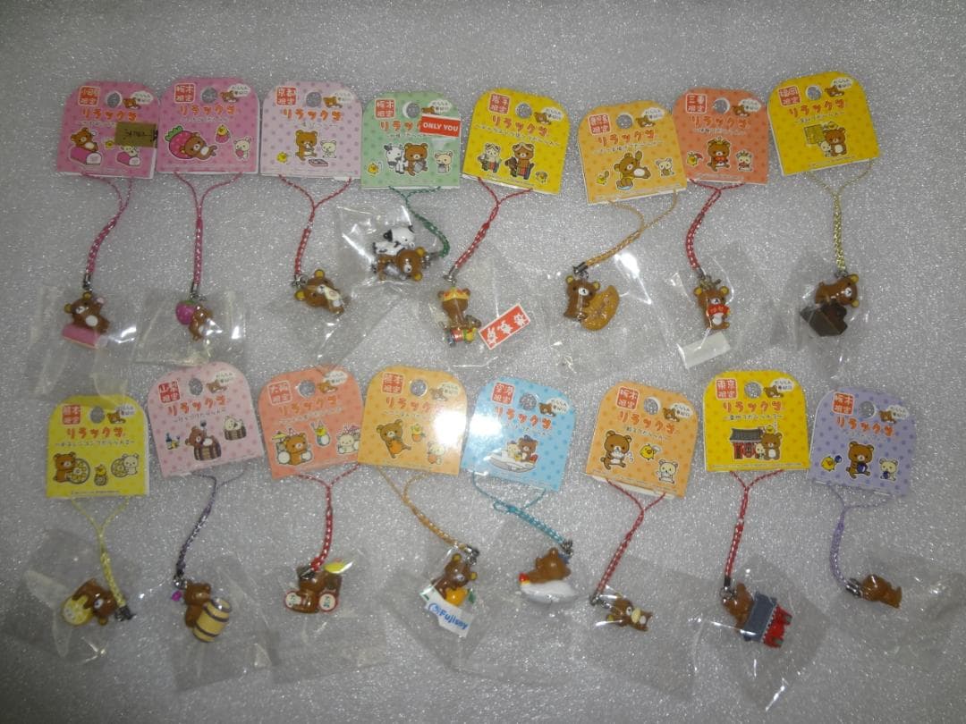 根付け リラックマ　ご当地 だららん夢紀行 114個