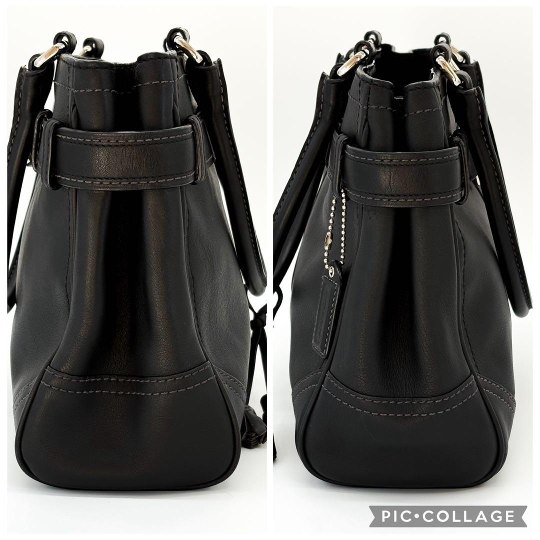 ♡未使用品♡ COACH コーチ ハンドバッグ レザー ブラック