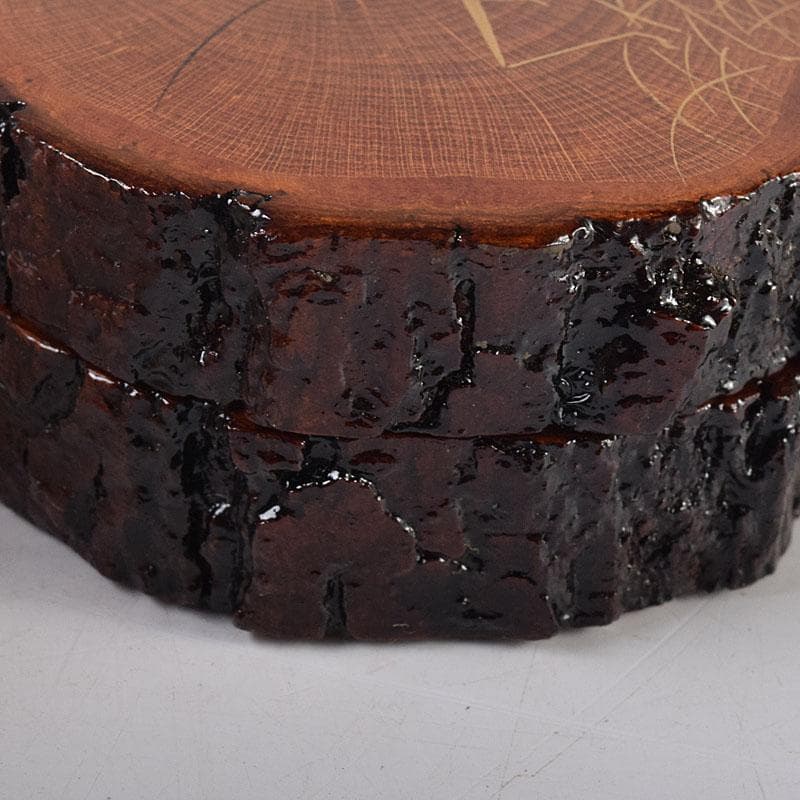 茶道具　中林星山造　鈴虫蒔絵　香合　共箱　V　7938