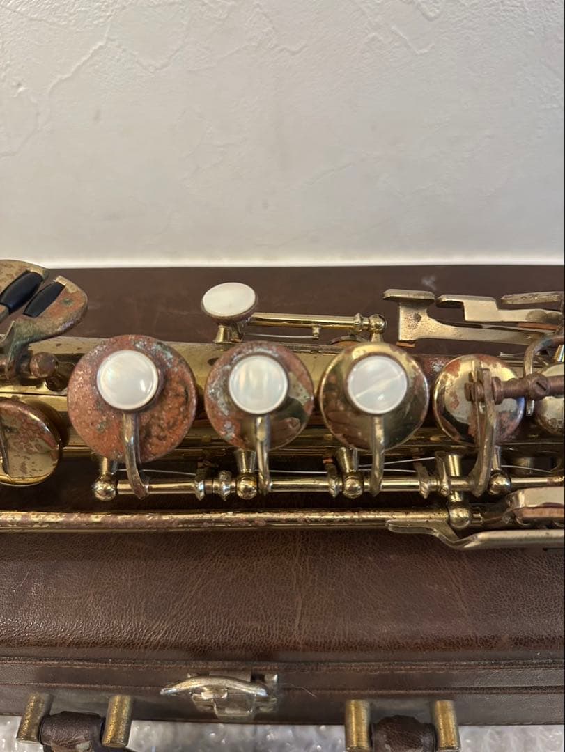SPLENDOR 型番不明 ソプラノ サックス 管楽器 ジャンク