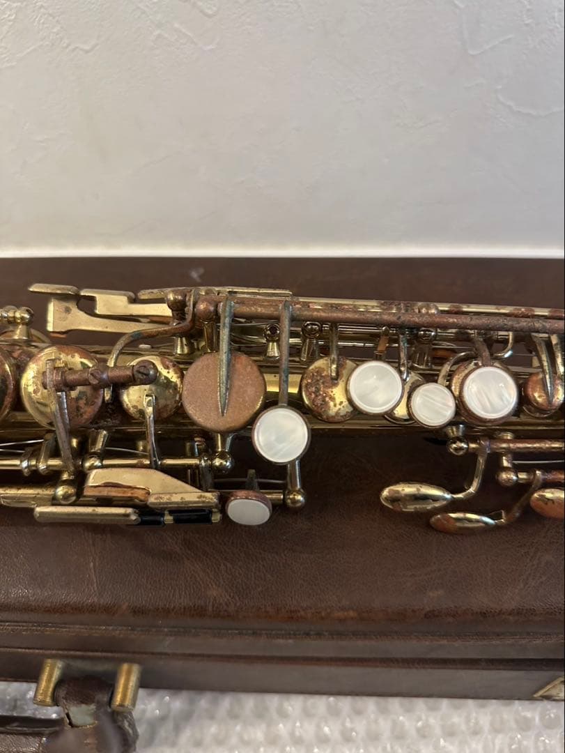 SPLENDOR 型番不明 ソプラノ サックス 管楽器 ジャンク