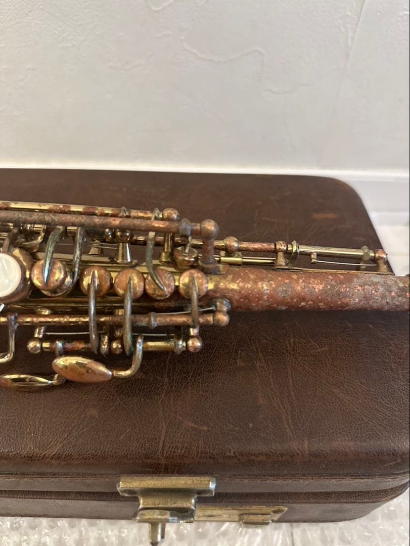 SPLENDOR 型番不明 ソプラノ サックス 管楽器 ジャンク