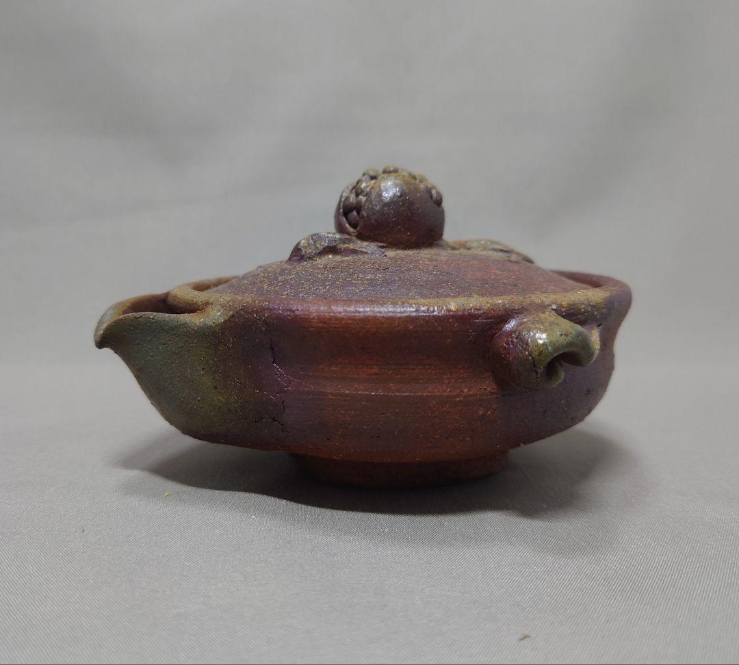 備前焼　宝瓶　急須　横山直樹　柘榴