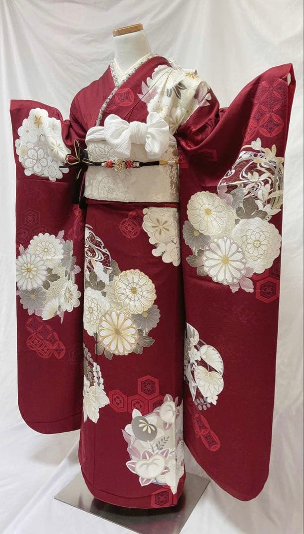 non品　振袖7点セット　振袖フルセット