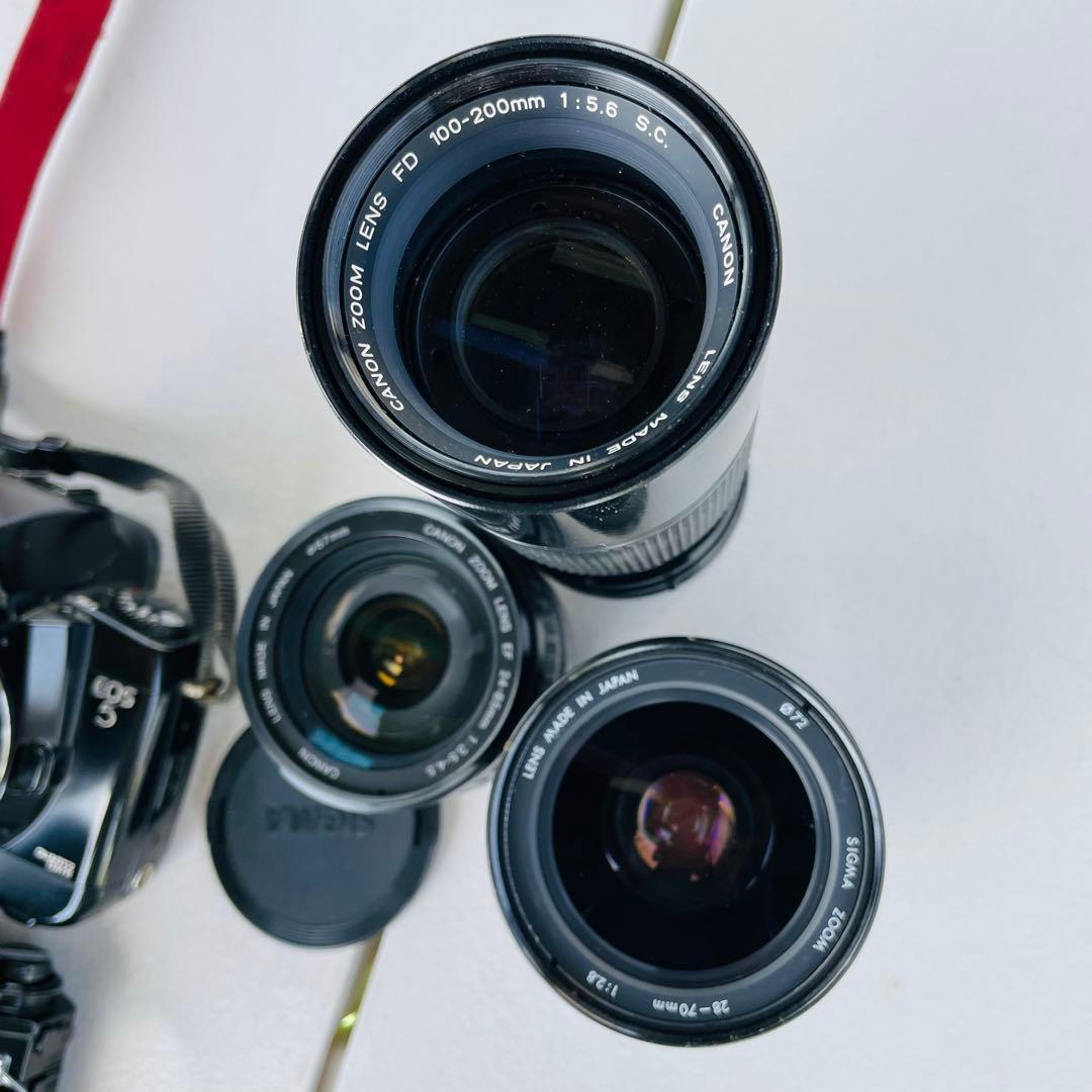 Canon フィルムカメラ EOS EF キャノンレンズ　セット