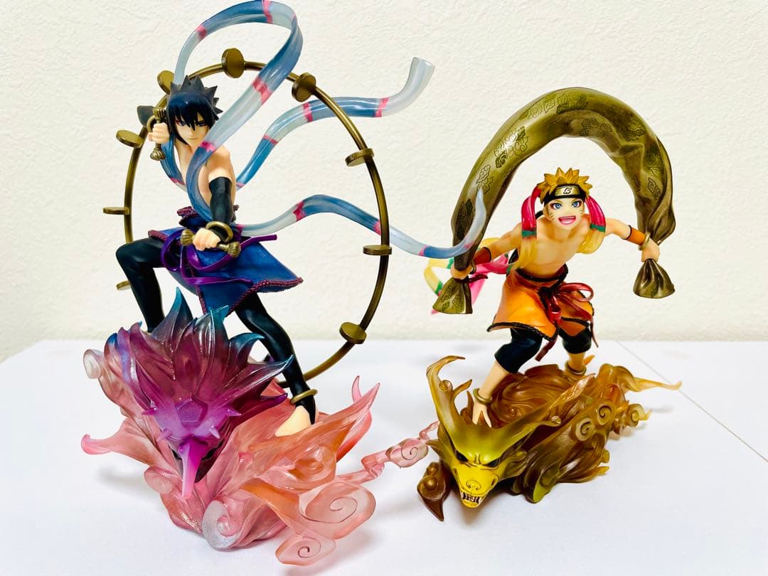 G.E.M. NARUTO ナルト疾風伝　 風神 雷神 ナルトサスケ　フィギュア