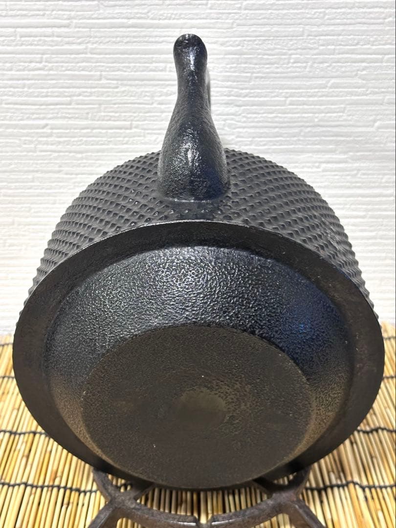 未使用品　成龍堂鋳造所 伝統工芸士 及川　齋（齋峰)造　万代屋アラレ　3升