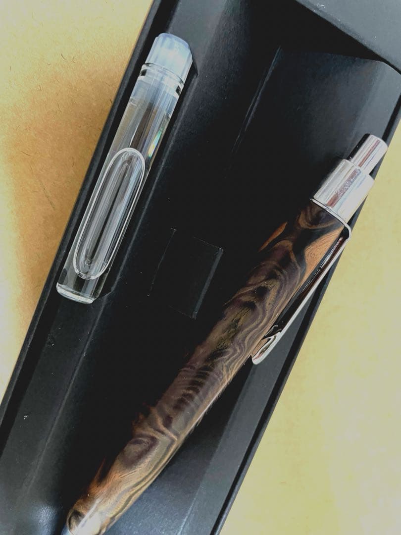 黒檀瘤 木製シャープペンシル Craft A（クラフトエー）