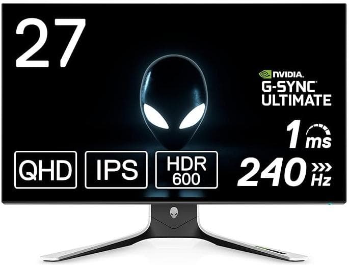 【Dell】 AlienWare AW2721D WQHD 240hz