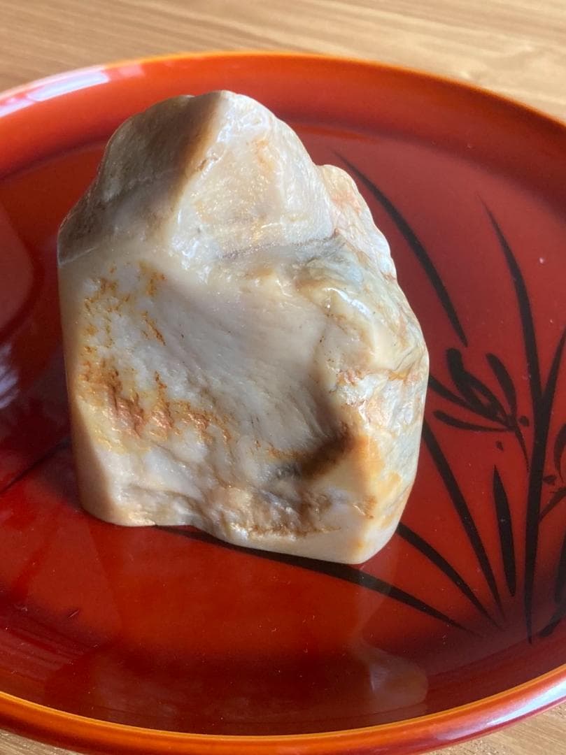 印材石　中国浙江昌化産　　山形田黄石