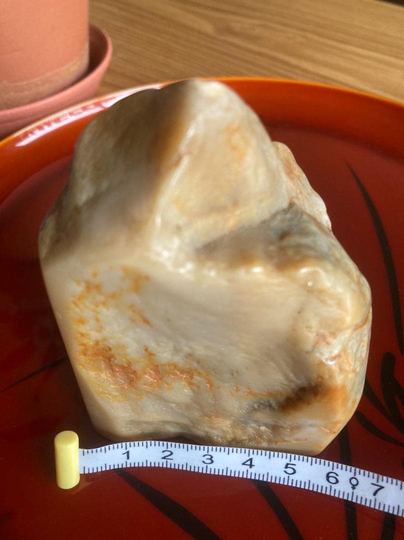 印材石　中国浙江昌化産　　山形田黄石