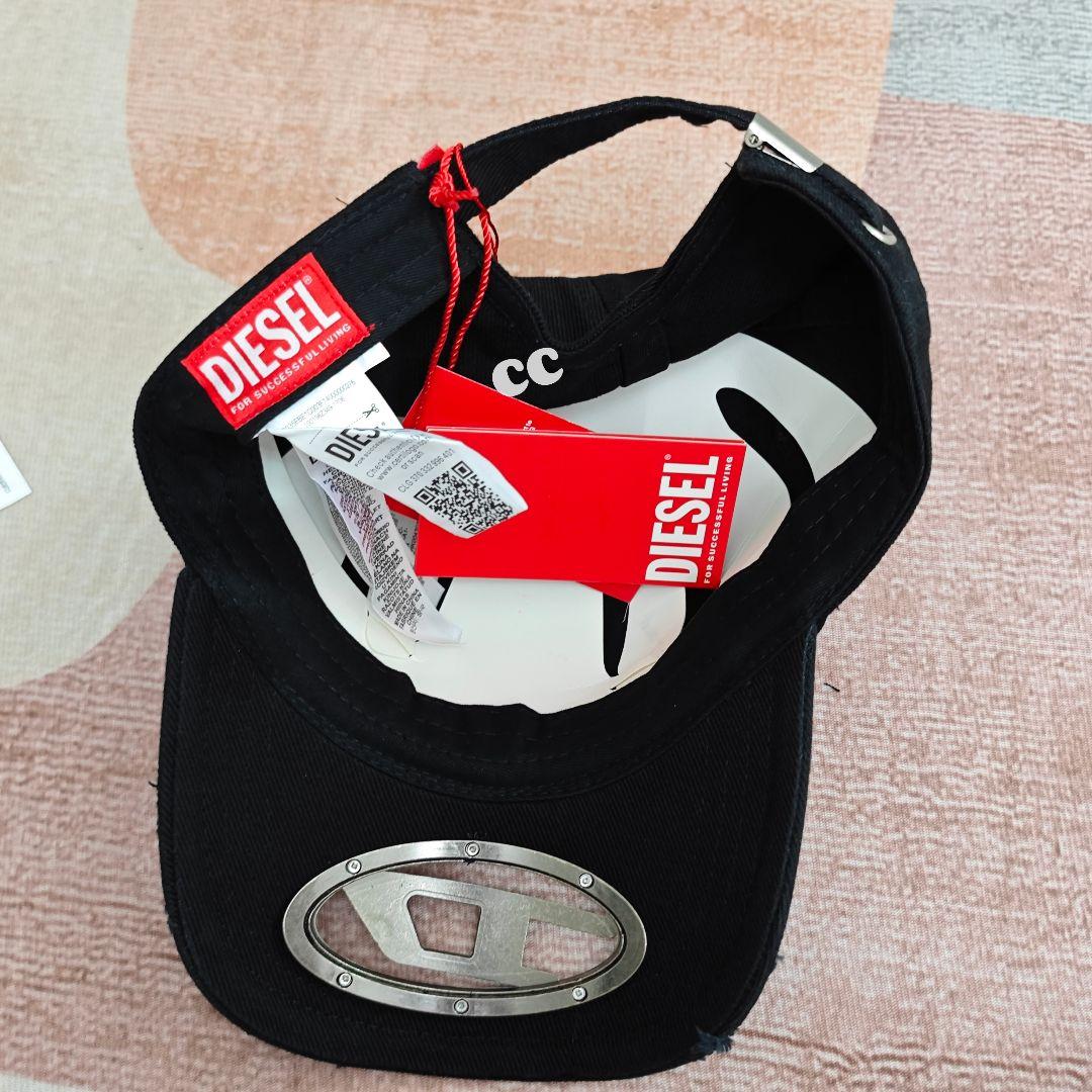 DIESEL メタルロゴコットンキャップ