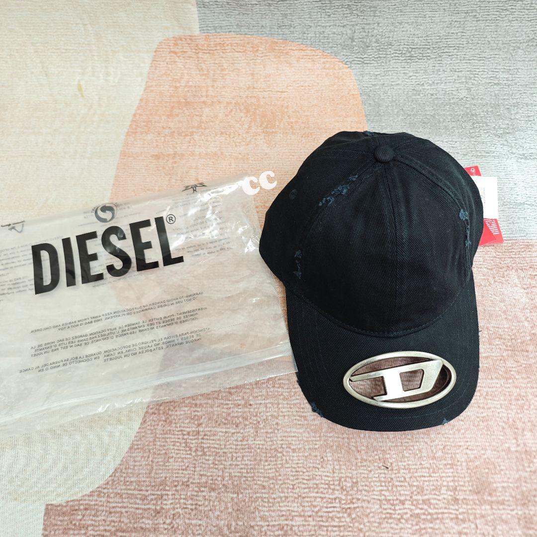 DIESEL メタルロゴコットンキャップ