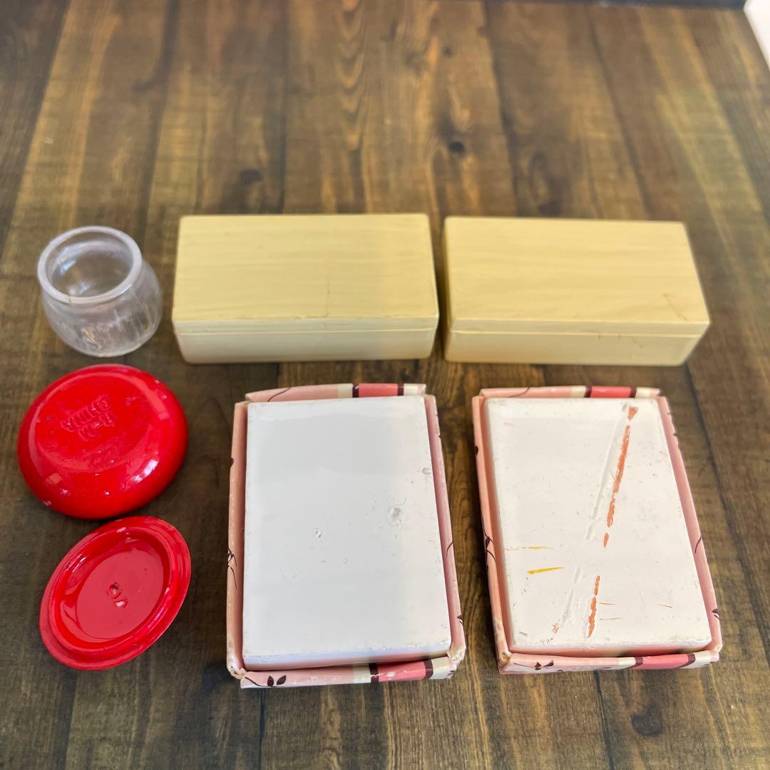 リーメント ぷちサンプル ミニチュア ケースと背景付●京都の和菓子屋 和風 土産