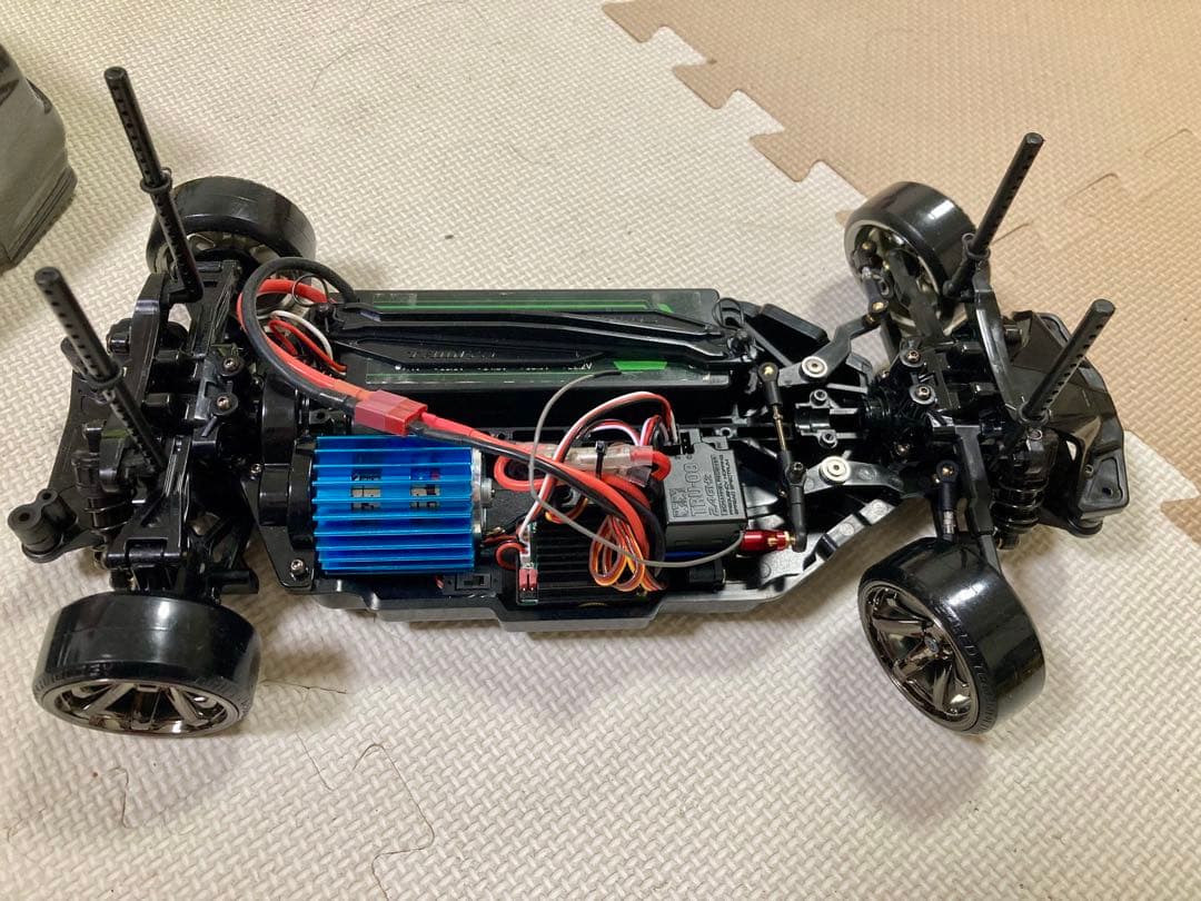 タミヤTT02二駆ドリフト mrcコンバ即ドリセット　ジャイロ付き