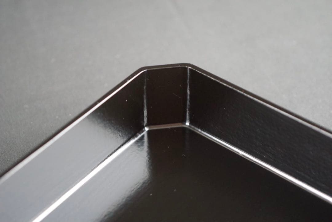 漆匠 鈴木表朔造 一閑塗縁高重 共箱 茶道具 懐石 美品