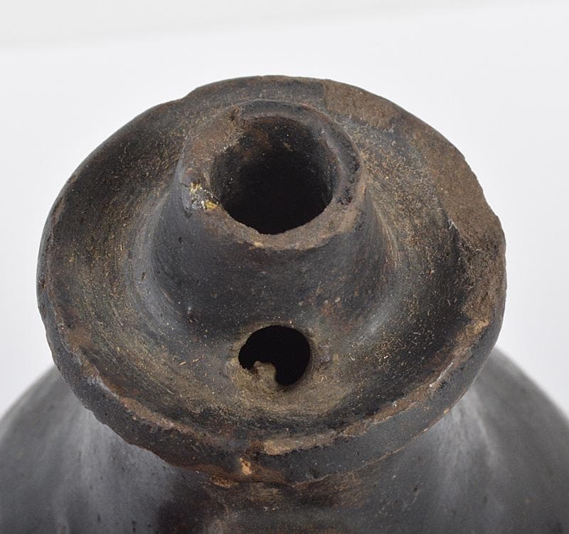 朝鮮美術　李朝　黒釉　執壷　水注　V R4220