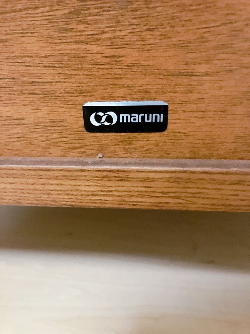 maruni マルニ　電話台、FAX台　サイドチェスト　コンセント穴付き