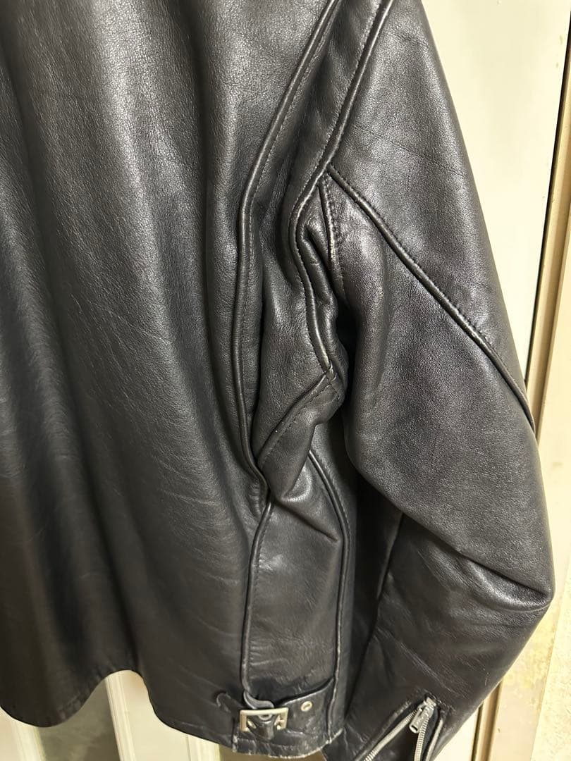 schott レザージャケット ライダース　シングル　ライナー付きXLサイズ