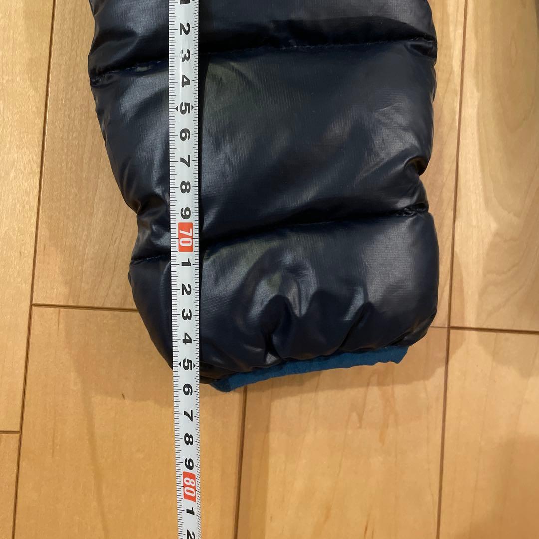 patagonia フード付きダウンオールインワン 12-18M ネイビー