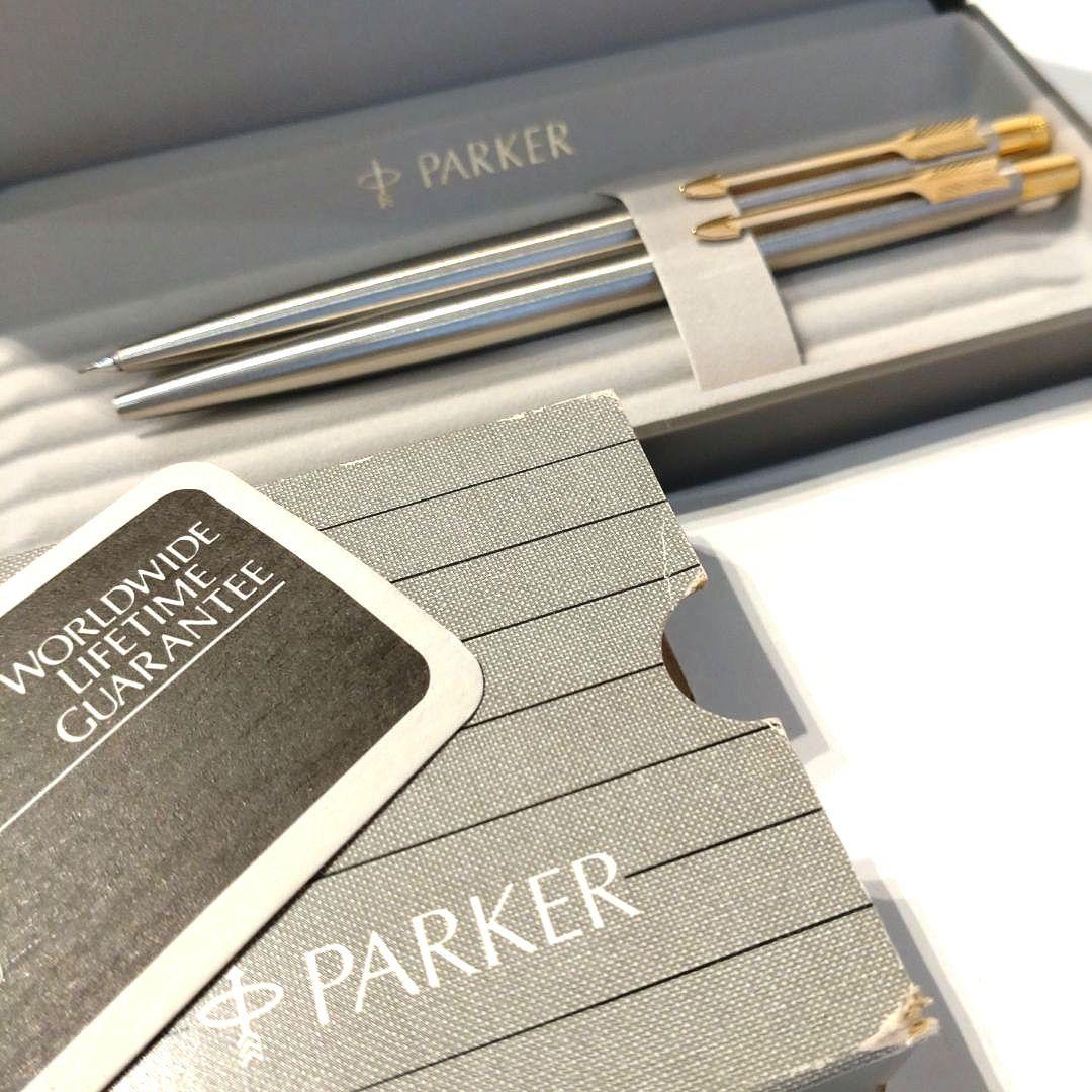 激レア当時モノ！PARKER ペンセット＋２本差ペンケース