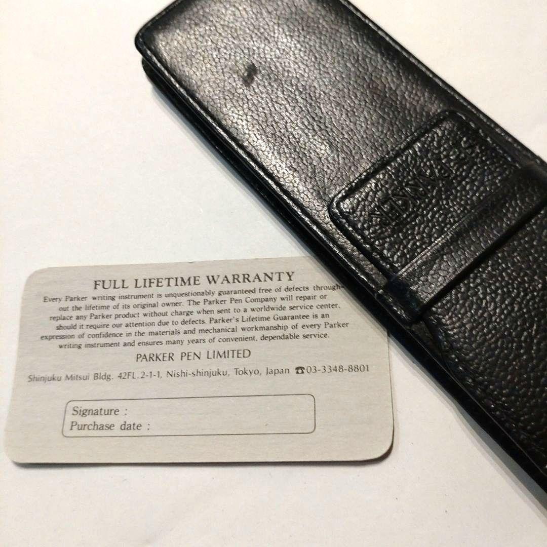 激レア当時モノ！PARKER ペンセット＋２本差ペンケース