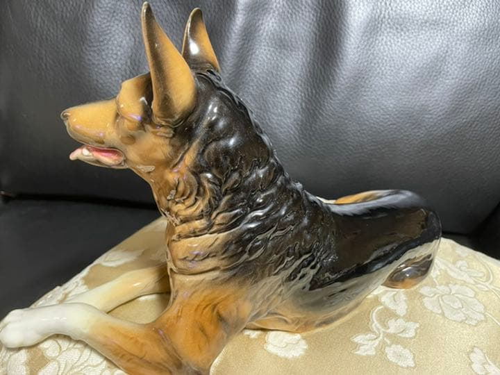 ゲーベル　シェパード　大きな陶器　アンティーク