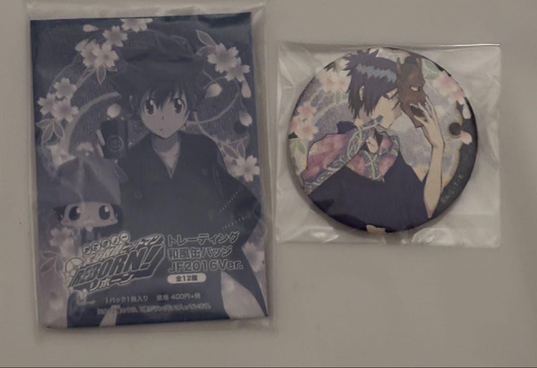 リボーン 骸 和風缶バッジ JF2016