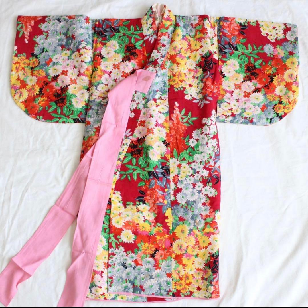 アンティーク　七五三　3歳　被布着物セット