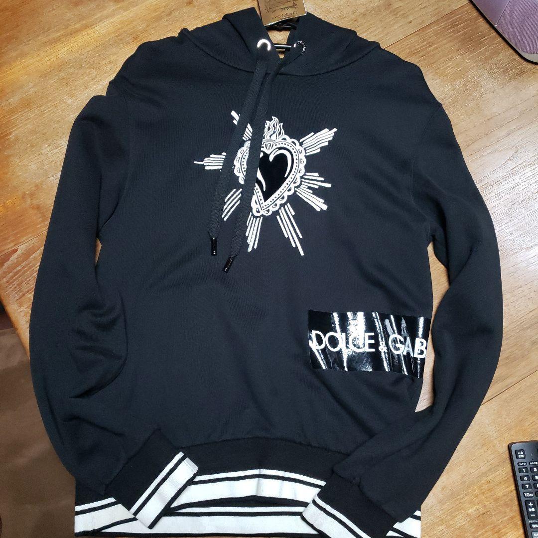 3回試着のみ ドルチェ&ガッバーナ パーカー ブラック サイズ44