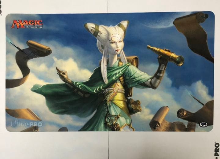 月の賢者タミヨウ プレイマット mtg タミヨウ マジックザギャザリング 神河