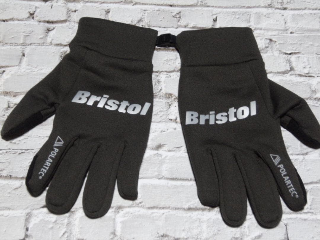 新品未使用！FCRB ポーラテックパワーストレッチタッチグローブ カーキ